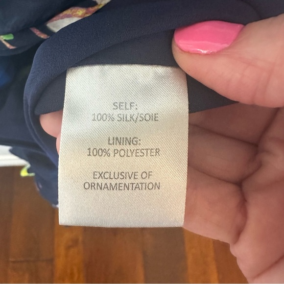 Tanya Taylor Women’s Cosette Garden Print Silk Floral Asymmetrical Midi Dress 6 - Picture 8 of 16